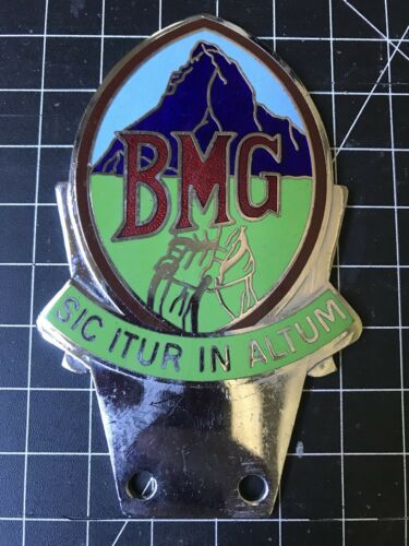 BMG Sic Itur In Altum Car Badge