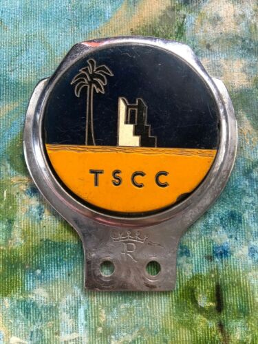 TSCC Tripoli Service Car Club Car Badge