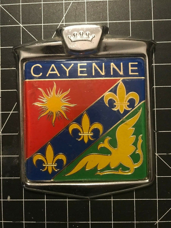 Cayenne Car Badge
