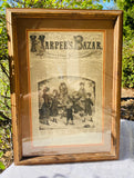 Original 1881 Harper's Bazar Magazine Childrens Paris Fashion Ad Framed Picture