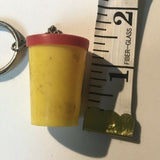 Amora Moutarde Forte Plastic Keychain Keyring