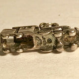 Vintage Sterling Silver 925 Train Charm Pendant