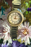 Michael Kors Womens Kerry Gold Watch with Crystal Accents MK3396