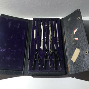 The A. Lietz Co. Compass And Drafting Set Made In Germany