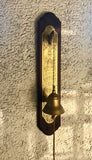 Auxilio Divino Sic Parvis Magna Brass Wall Mounted Hanging Bell Ringer Door Bell