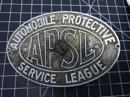Automobile Protective Service League Car Badge