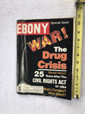 Ebony Magazine August 1989 WAR! "Special Issue" The Drug Crisis Report