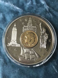 American Currencies Coin, Roosevelt Dime Inlay