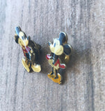 Vintage Mickey & Minnie Mouse Disney Pin Set of 2 Pins