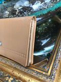 Authentic Cammen Mas Beige Tan Leather Wallet Clutch