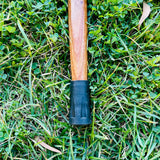 Vintage Artisan Hand Carved Wood Eagle Bird Head Walking Hiking Decor Stick Cane