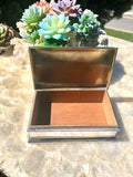 Vintage 1940 Gorham Sterling Silver Wood Lined Cigarette Box Case #314 300 Grams