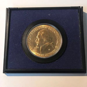 american revolution Bicentennial 1776-1976 Thomas Jefferson Coin