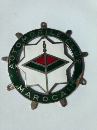 Automobile Club Marocain Car Badge