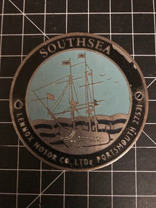 Southsea Lennox Motor Co. LTD. Portsmouth 27531 Car Badge