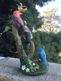 National Geographic Summer Serenade Sculpture 13.5” Tall Birds in Tree