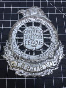 Ontario Motor League Toronto Car Badge