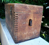 Rare Antique Bostrom Brady Level Scope Surveying Instrument w/ Wood Box