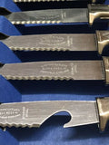 Sheffield English Blades 19 piece Golden Prestige Cutlery Set Solid Stainless