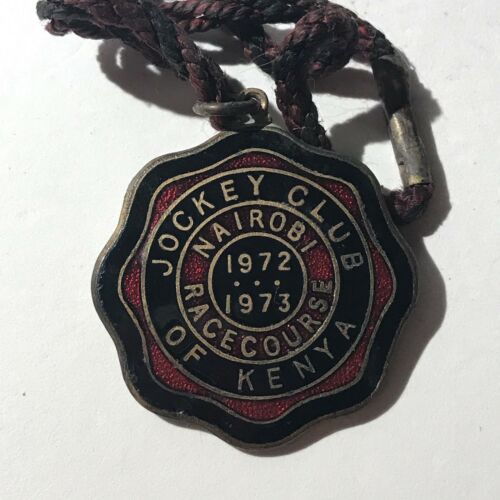 Jockey Club Of Kenya Nairobi Racecourse 1972-1973 Badge #322