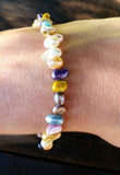 Designer Teng Yue Multi Colored Freshwater Pearl Beaded Bracelet
