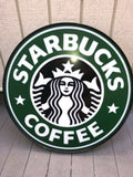 Authentic STARBUCKS Coffee Store Front 18" Siren Logo Sign Wall Decor