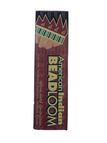 New, Vintage American Indian Beadloom Bead Loom w/ Beads Bonus Pack! Native