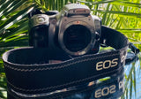 Silver Canon Digital Rebel EOS Digital SLR Camera Body w Safety Carry Strap