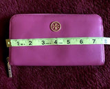 Authentic Tory Burch Tory Pink Wallet Purse