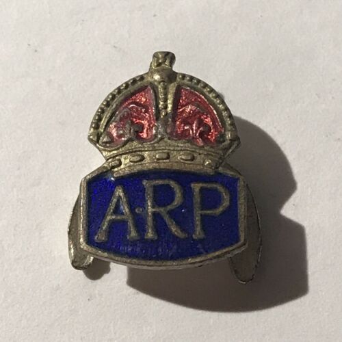 Rare British ARP Lapel Badge
