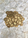 Pile- O'- Gold Paperweight Pile of Faux Gold Coins Friendship Plaque Berkeley CA