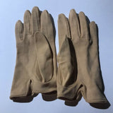 Rare Color Beige Kay Fuchs Cotton Womens Fashion Gloves Made In Germany Sz7