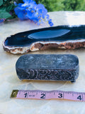 Antique Meriden B Company Silver Quadruple Ornate #127 Plate Footed Trinket Box