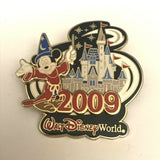 WDW - 2009 Cinderella Castle - Sorcerer Mickey Mouse Disney Pin 67144