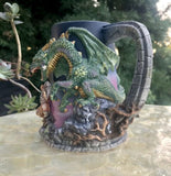Rare Boris Vallejo Dragon Slayer Fantasy Tankard Franklin Mint Mug