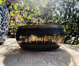 Tibetan Mantra Singing Brass Metal Ganesh Bowl Made in Nepal Healing Sound 2.3lb