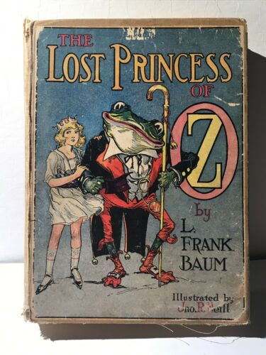 The Lost Princess Of Oz Vintage Illustrated Hardcover 1917