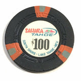 Sahara Tahoe South Shore Lake Tahoe $100 Casino Poker Chip