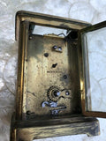 L’epee Antique French 8 Day Doucine Serpentine Time Piece Carriage Clock France