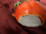 Signed Vintage Handmade Ceramic Tomato Saucer Made In Germany