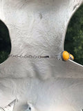 Vintage P875 Stamped 100 Silver Butterscotch Amber Necklace