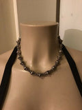 Vintage Solid Sterling Silver Artisan Tribal Ethnic Bead Necklace