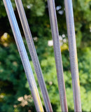 Vintage Brass Metal Decorative Skewers Shish Kabob Sword Set Made in Turkey
