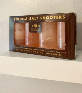 Tequila Salt Shooters100% Himalayan Salt Shot Glasses Set of 4 sealed new