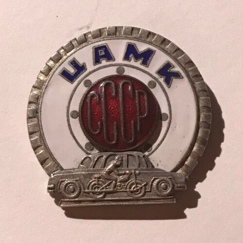 UAMK CCCP Members Enamel Pinback Club Badge