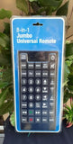 8 in 1 Jumbo Universal Remote Control Works With Up To 8 Devices Brand New