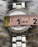 MICHAEL KORS Ladies MK5776 Silver White Dial Analog Stainless Steel Watch 40mm