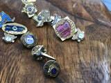 Vintage Lions Club International Gold Filled Pin Lot 1960’s-1970’s Collection