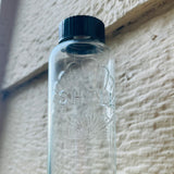 Vintage Tall Rare Shell Oil Glass Embossed Bottle