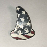 USA American FLAG Stars & Stripes Fantasia SORCERER HAT Disney 2003 CM Pin